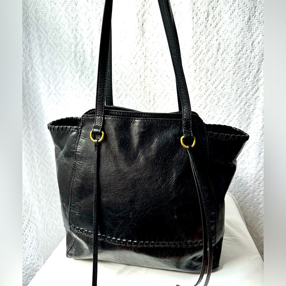 HOBO Praise Leather Tote Bag in Black - Picture 10 of 11